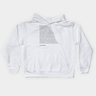 Laurie Halsen - Highschool Lies Kids Hoodie